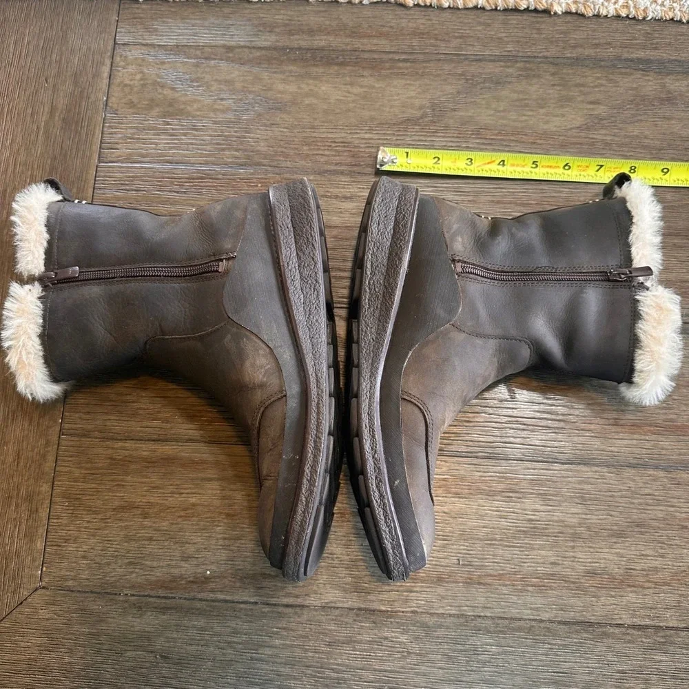Merrell‎ Waterproof Leather Tremblant Ezra Zip Polar-Espresso Womens Size 7